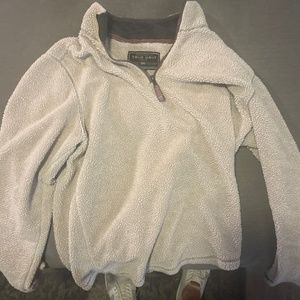 True Grit sherpa 1/4 zip size L